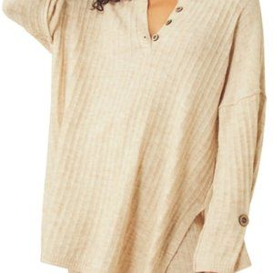Free People Around the Clock Pullover in Oatmeal
